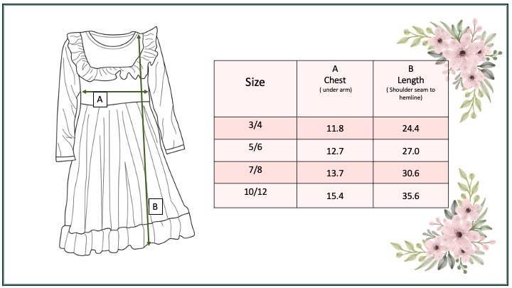 Kids Velvet Ruffle Winter Dress