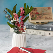 Load image into Gallery viewer, Eucalyptus & Pink Larkspur Mini Bouquet