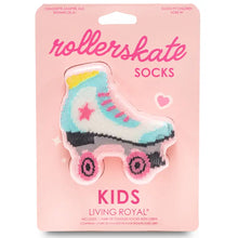 Load image into Gallery viewer, 3D Packaged Crew Socks - Roller Skate - Pink