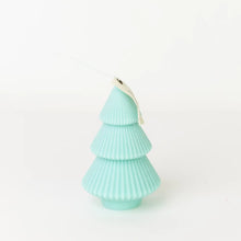 Load image into Gallery viewer, Ribbed Xmas Tree Candle - Several Colors