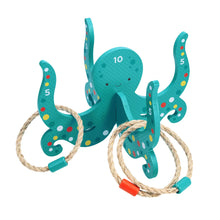 Load image into Gallery viewer, Happy Octopus Wooden Hoopla