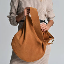 Load image into Gallery viewer, Anna soft suede bag in caramel