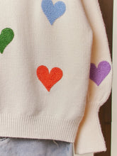 Load image into Gallery viewer, Heart Shaped Patterns Sweater