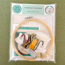 Load image into Gallery viewer, Toadstool Serenade Frog & Mushroom Craft Diy Embroidery Kit