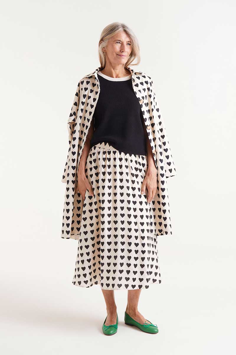 S/S Contrast Sweater - Black