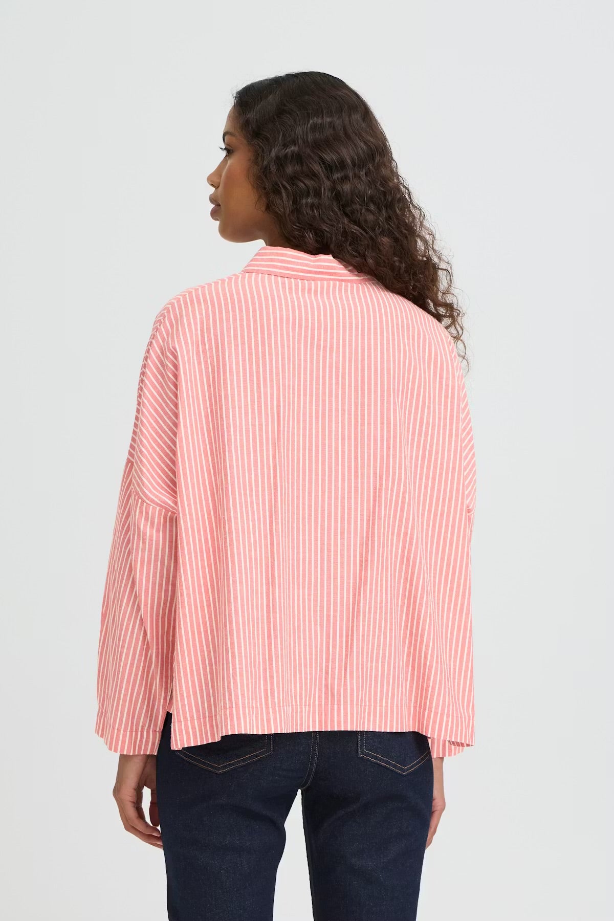 Button Down Shirt Pink stripe