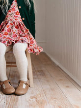 Load image into Gallery viewer, Cable Knit Tights - Heathered Ivory