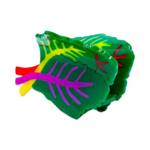 Load image into Gallery viewer, Large Rainbow Chard Hair Claw Clip