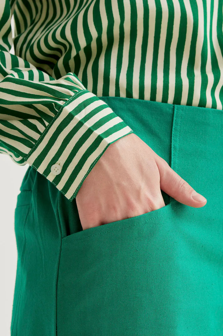 Cotton Trousers - Green