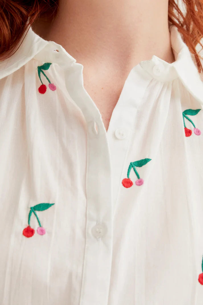 Cherries Print Shirt