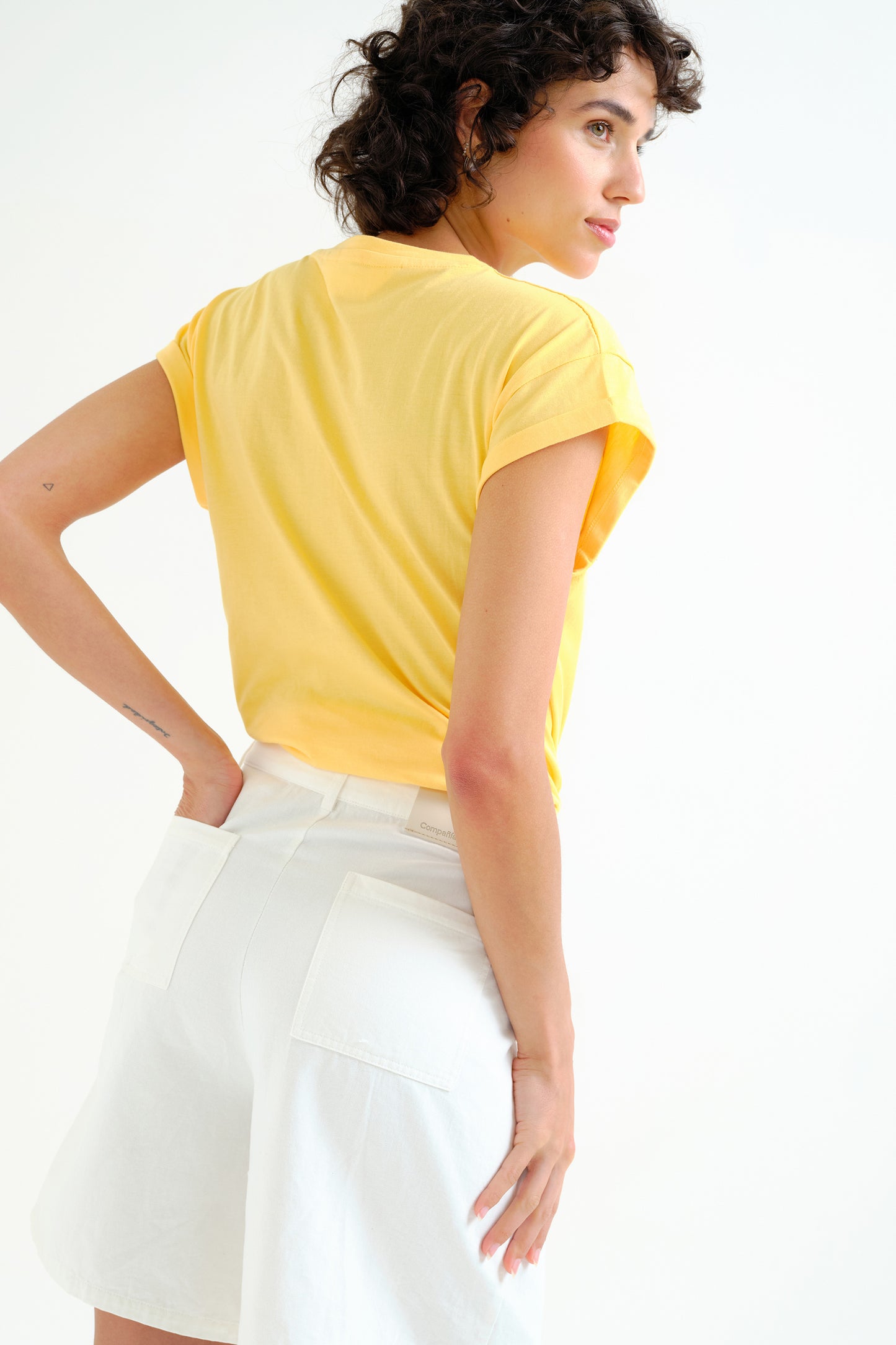 Long White Shorts