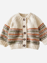 Load image into Gallery viewer, Woodland Stripe Cardigan
