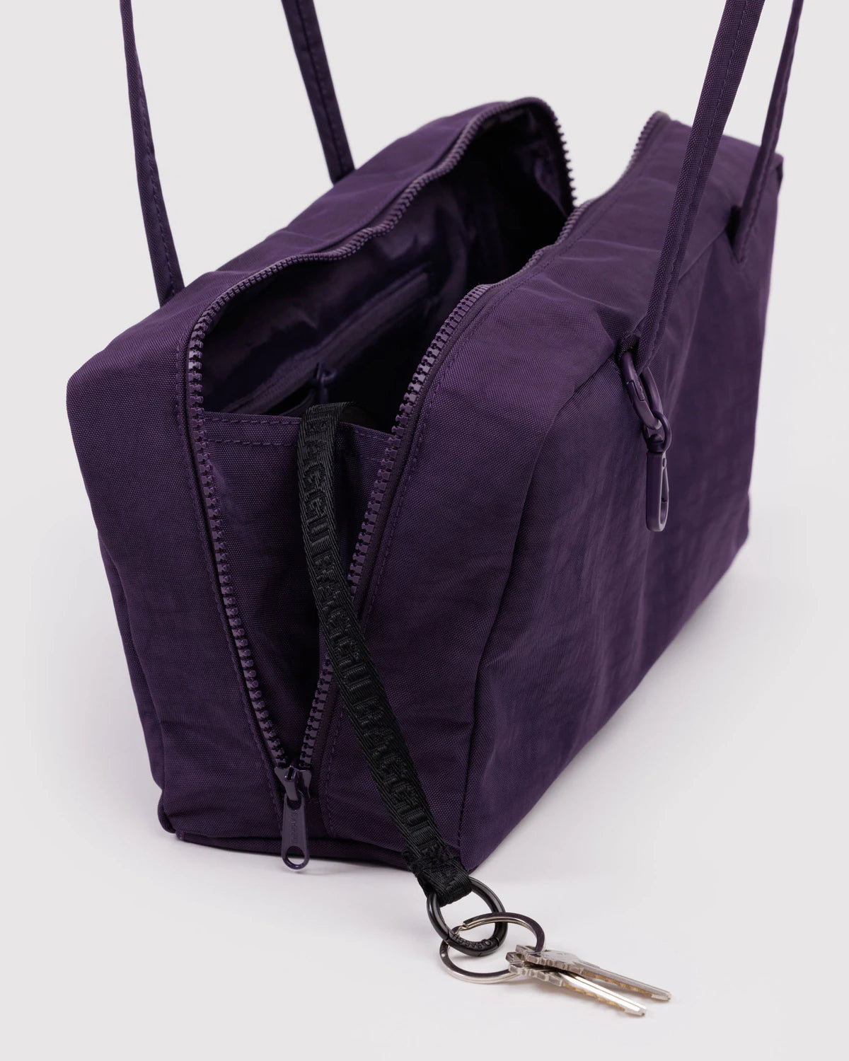 Nylon Bowler Bag - Fig