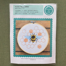 Load image into Gallery viewer, Fuzzy BumbleBee Craft Diy Embroidery Kit