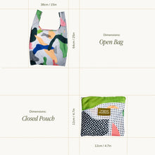 Load image into Gallery viewer, Dots Pattern Reusable Shopping Tote Bag