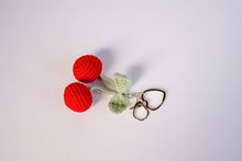Load image into Gallery viewer, Cherry Keychain, Cherry Bag Charm