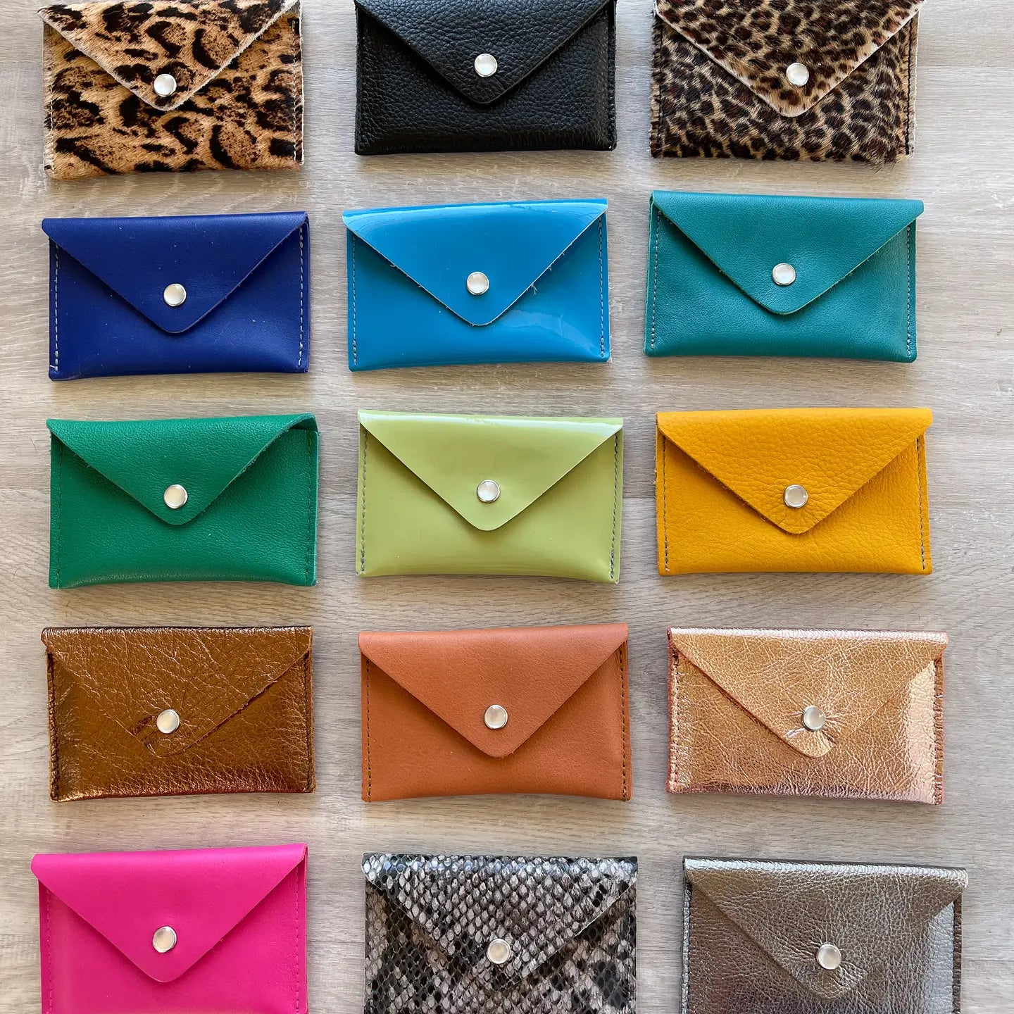 Card Case Wallet - Upcycled Leather