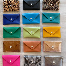Load image into Gallery viewer, Card Case Wallet - Upcycled Leather