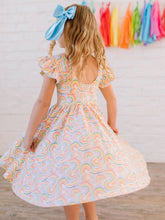 Load image into Gallery viewer, Olivia Dress - Primary Rainbow