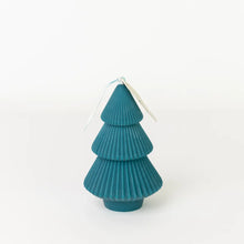 Load image into Gallery viewer, Ribbed Xmas Tree Candle - Several Colors
