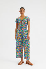 Load image into Gallery viewer, Fish Print Wide-Leg Cropped Trousers
