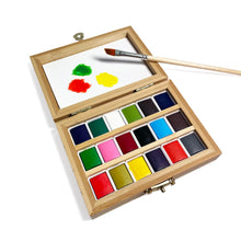 Load image into Gallery viewer, Elseware Watercolors - Bamboo Box Case