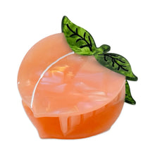 Load image into Gallery viewer, Midi Peach Hair Claw Clip