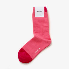 Load image into Gallery viewer, Precita Pink Crew Socks