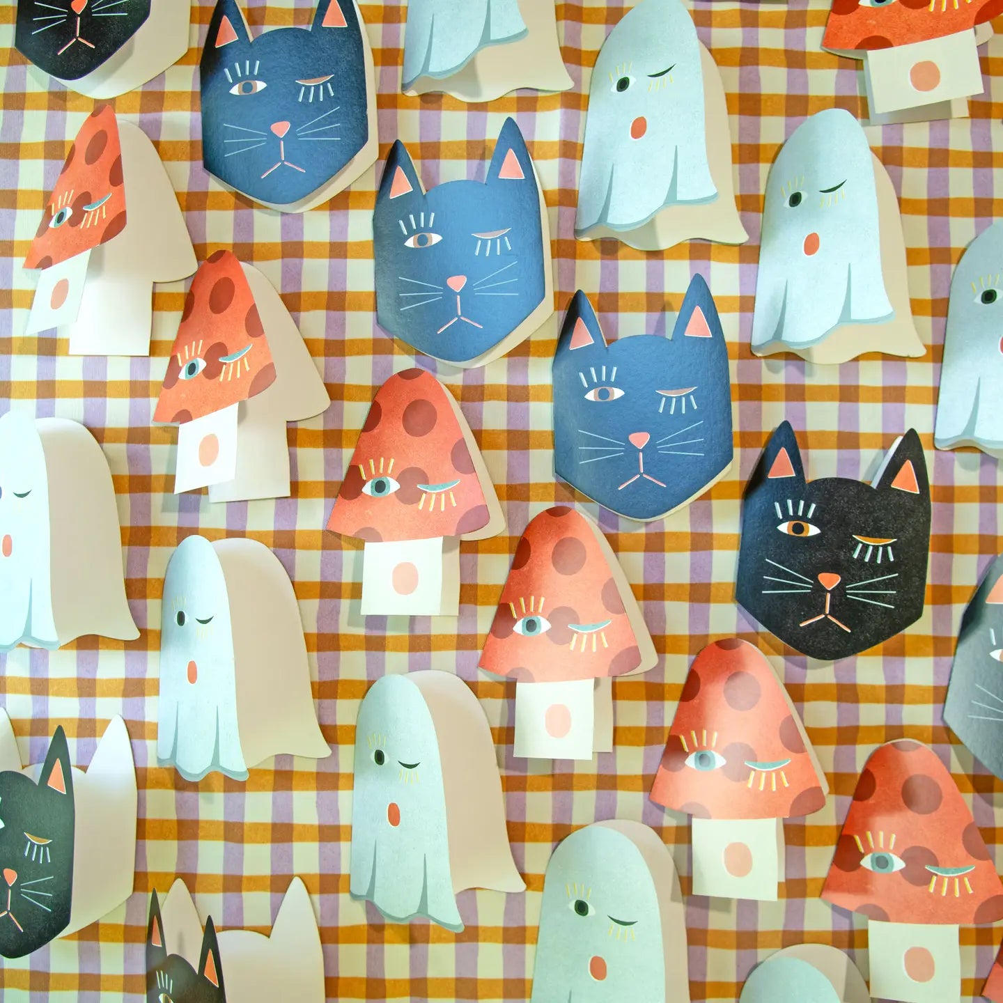 Mushroom Blink - Die Cut Card