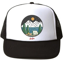Load image into Gallery viewer, Happy Camper Trucker Hat