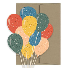 Load image into Gallery viewer, Party Balloons - Die Cut Card