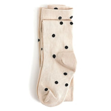 Load image into Gallery viewer, Vanilla Dot Knit Tights