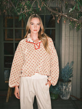 Load image into Gallery viewer, Heart Print Teddy Bear Pullover Jacket