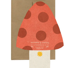 Load image into Gallery viewer, Mushroom Blink - Die Cut Card