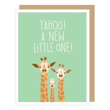 Load image into Gallery viewer, Giraffe New Little One Baby Card
