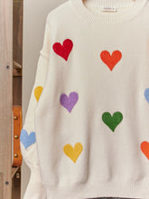 Load image into Gallery viewer, Heart Shaped Patterns Sweater