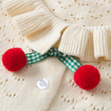 Load image into Gallery viewer, Cherry Patched Cardigan