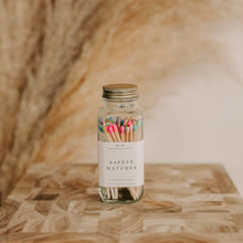 Load image into Gallery viewer, Safety Matches, Multicolor Rainbow Tip
