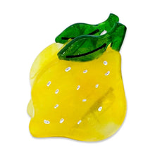 Load image into Gallery viewer, Mini Lemon Hair Claw Clip