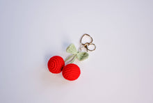 Load image into Gallery viewer, Cherry Keychain, Cherry Bag Charm