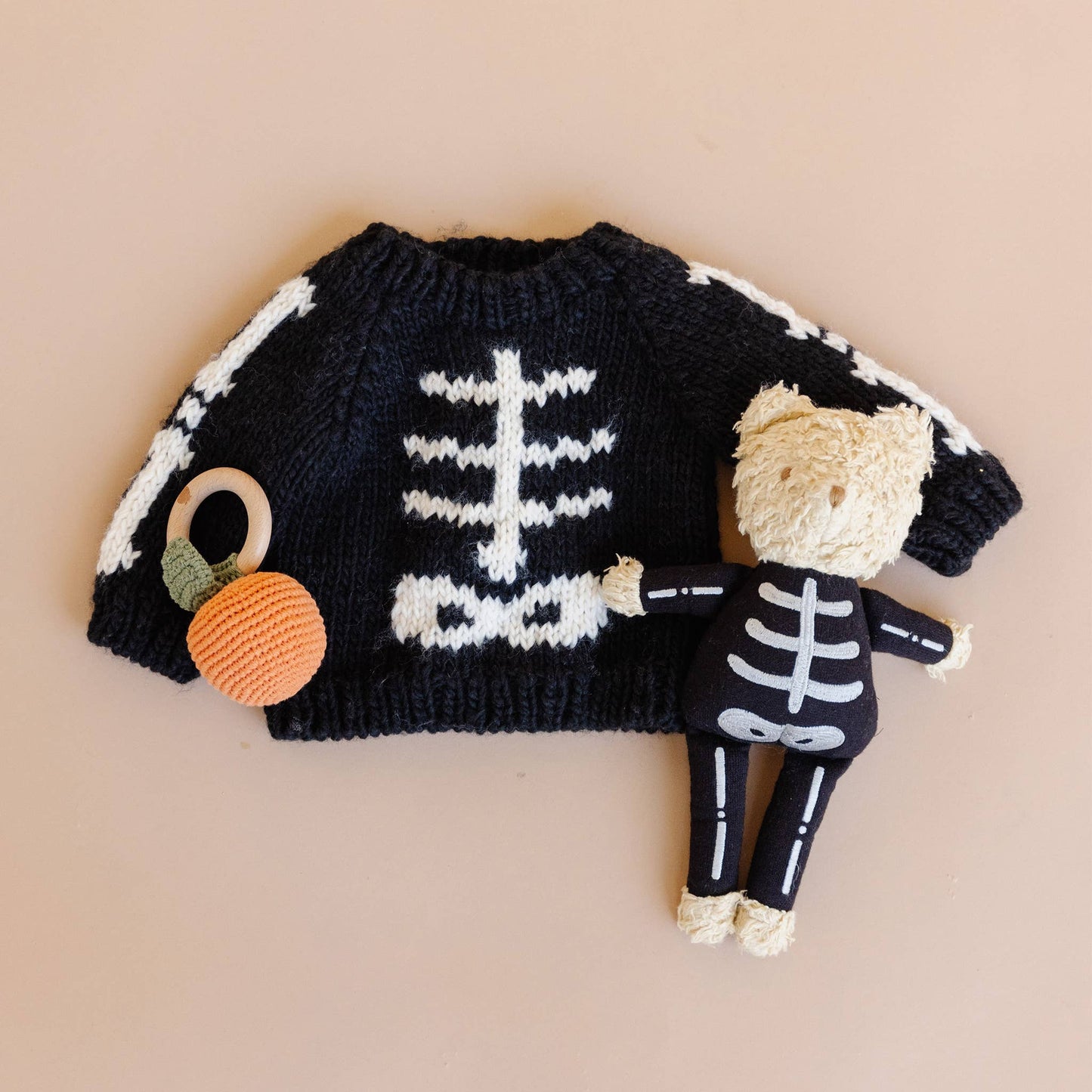 Skeleton Sweater Baby Kid Halloween Costume Fall