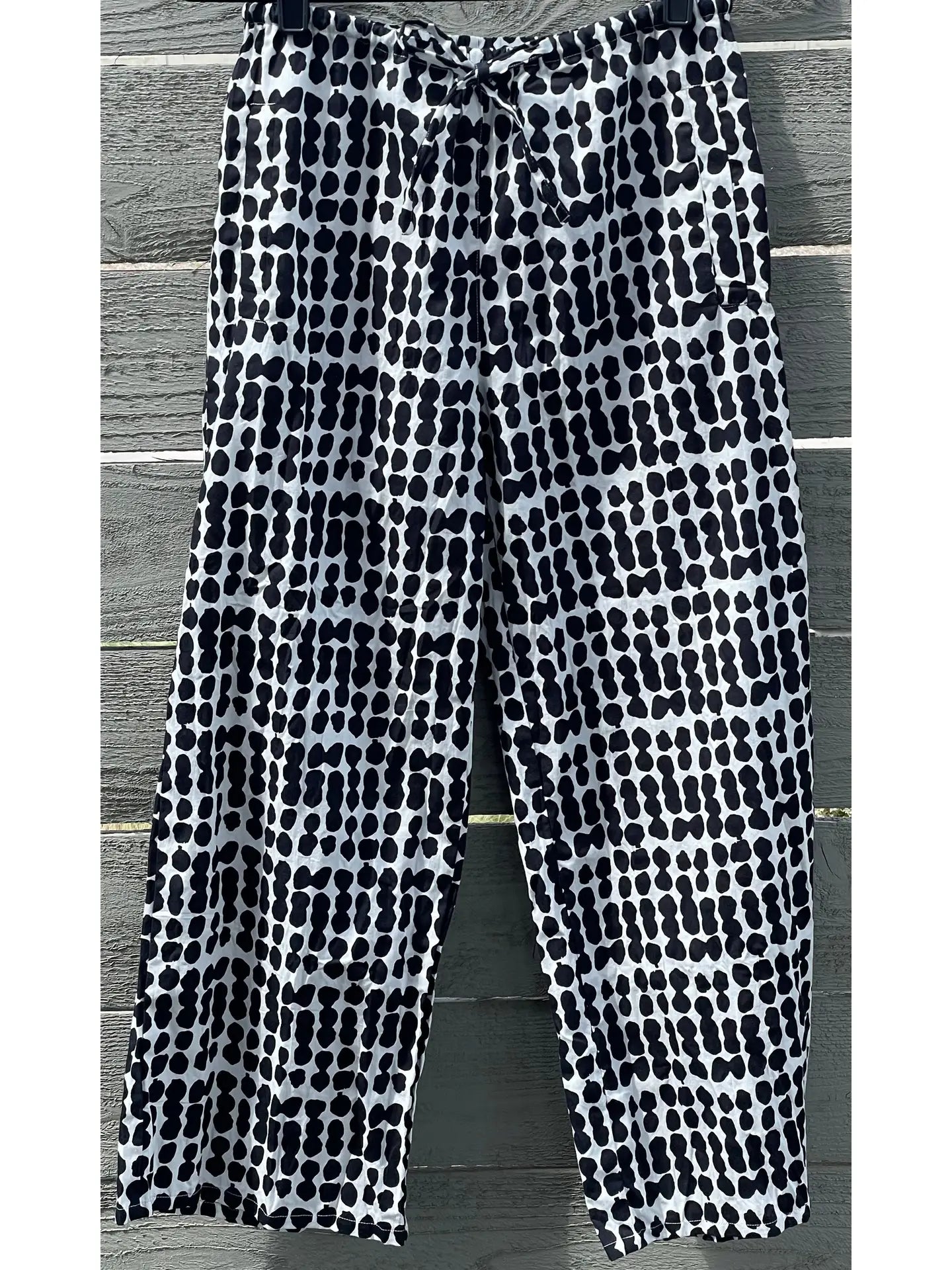 Shore Pant - Messy Dots Black