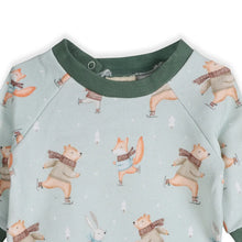 Load image into Gallery viewer, Ice Skaters Baby Sweatshirt & Pants Set