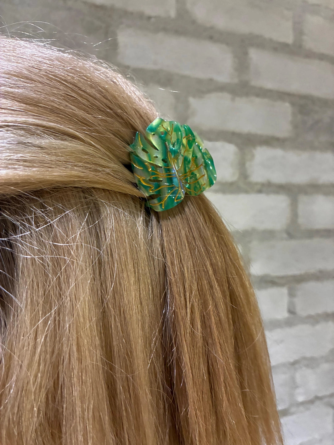 Mini Monstera Hair Claw
