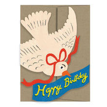 Load image into Gallery viewer, Happy Birthday Bird - Die Cut Card