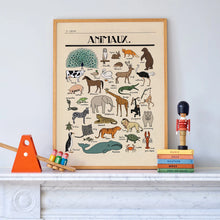 Load image into Gallery viewer, Les Animaux Fine Art Print