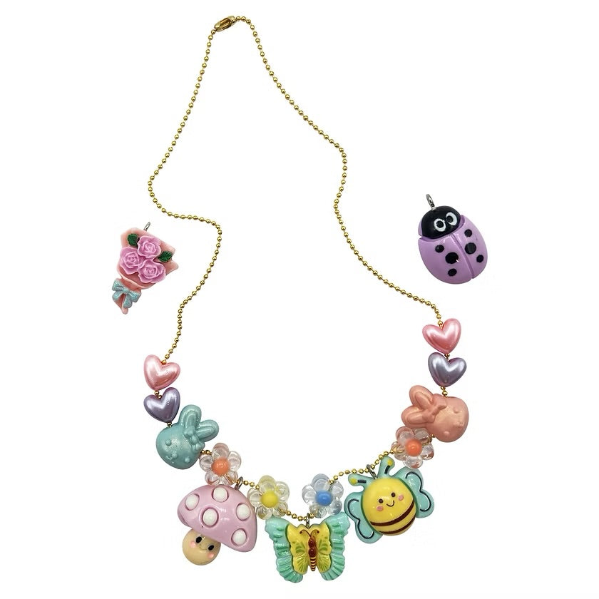 Secret Garden Necklace and Jewelry Diy Kit
