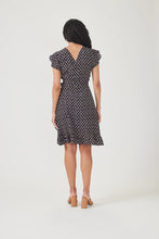 Load image into Gallery viewer, Midi Wrap Dress - Tree Print