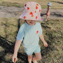 Load image into Gallery viewer, Reversible Bucket Hat - Strawberry Field
