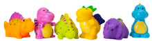 Load image into Gallery viewer, Dinosaur Party Squirtie Baby Bath Toys
